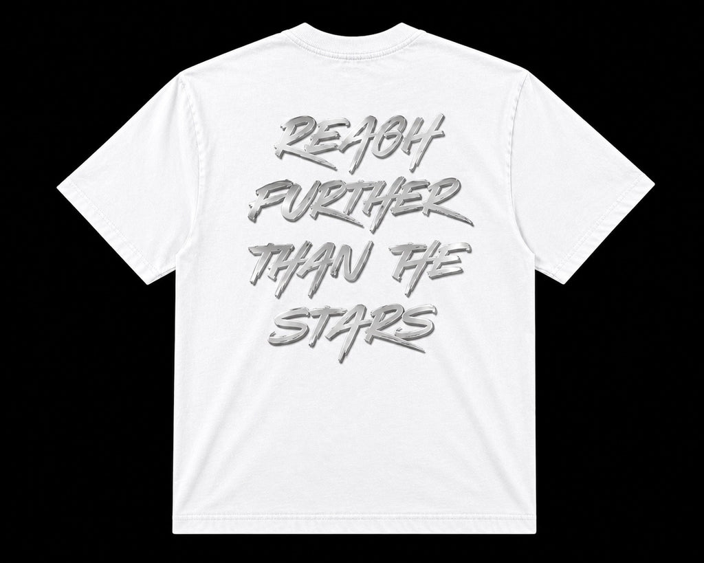 PD metallic white tee