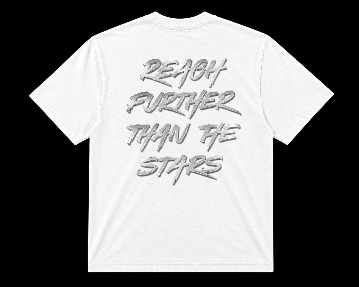 PD metallic white tee