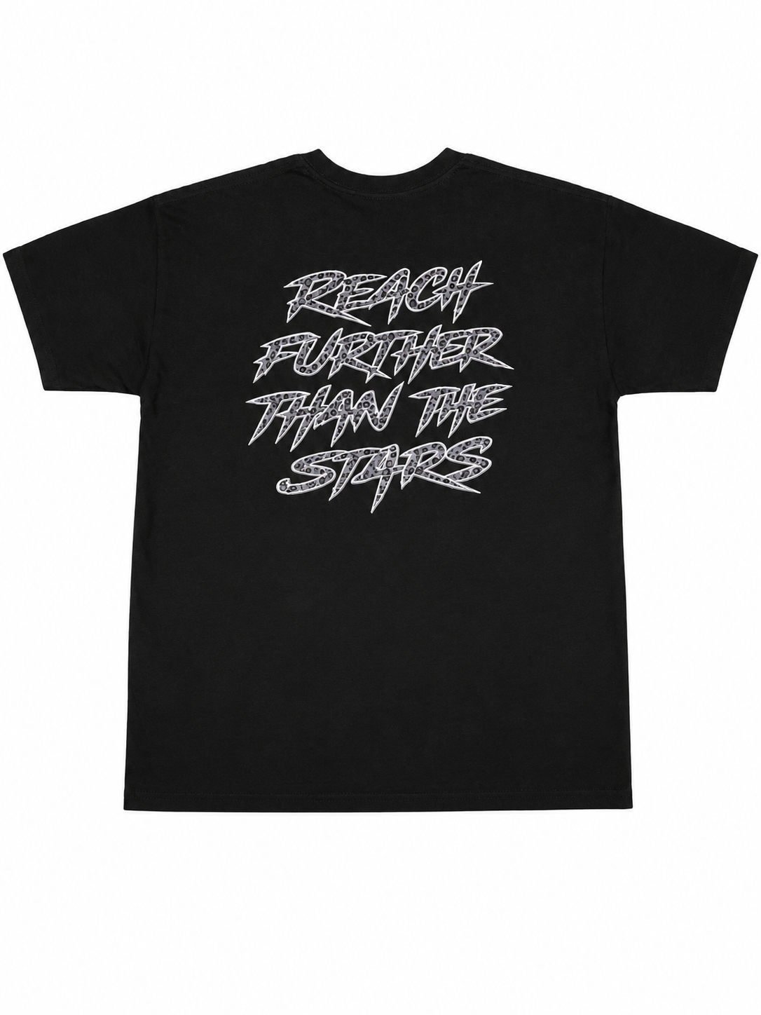 PD “Reach Further Than The Stars” Tee(Grey Cheetah Print)