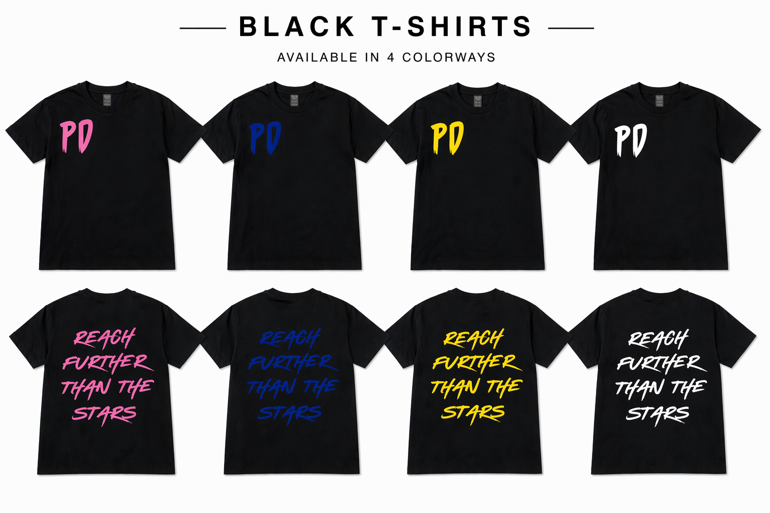 PD “Reach Further Than The Stars” Tee (Black)
